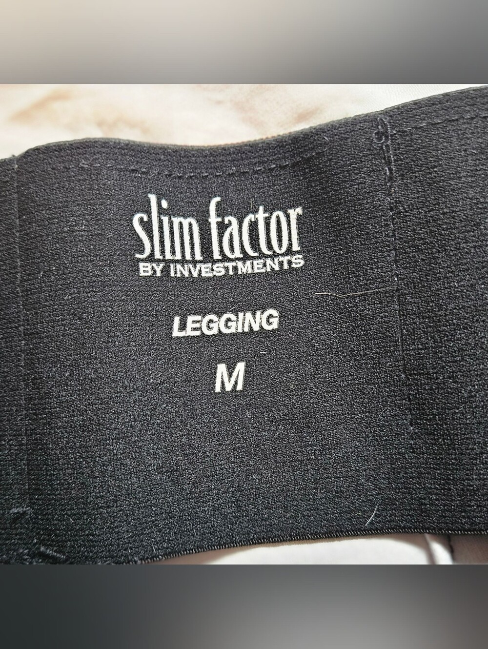 Slim Factor Investment Womens Red Plaid Elastic Waist Pull On Legging Pants Sz M - Picture 10 of 16